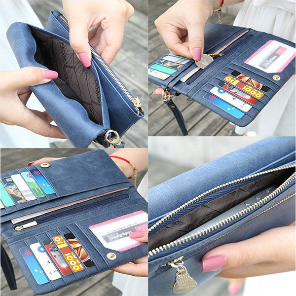 Womens Pu Small Coin Purse Card Zipper Wallet Holder Mini Bag Handbag  Clutch | Fruugo NO